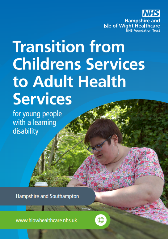 Transition from Childrens to Adult Services leaflet image February 2024.JPG